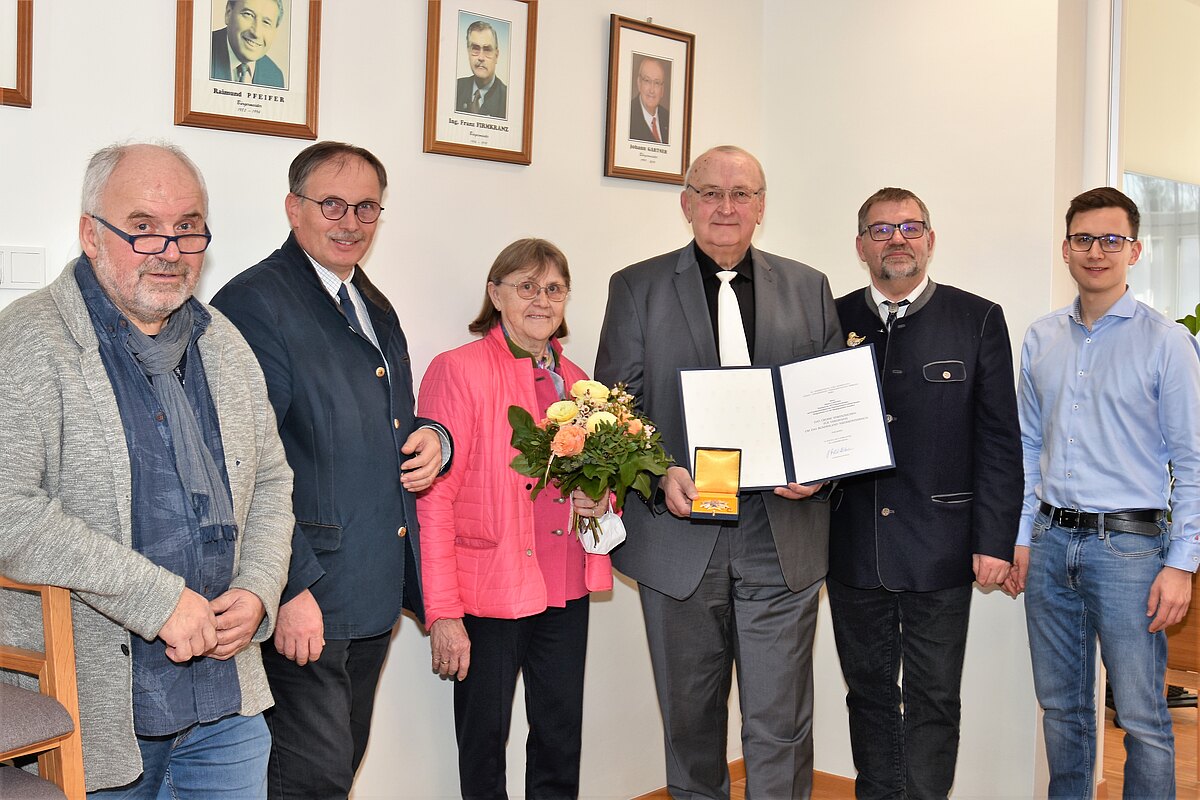 Danke an Altbürgermeister Präsident Johann Gartner Ziersdorf